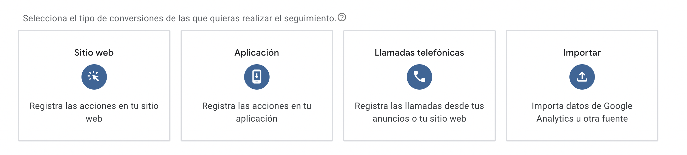 Seguimiento conversiones Google Ads